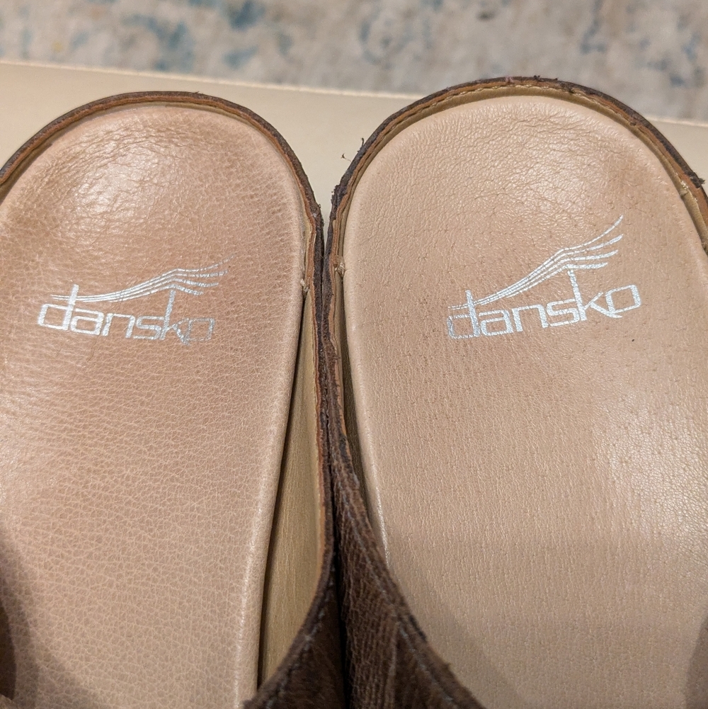 Dansko Britney Brown Clogs - Picture 6 of 6